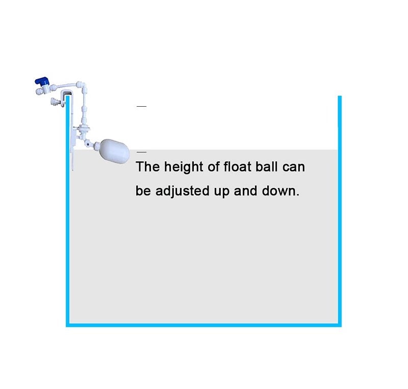 MALIDA Auto Water Filler Power Free Water Level Controller Auto-top-Off Automatic Marine Aquarium Water Changer with Float Valve, Vacuum Water Flow Regulator and Controller Perfect for Adding Water. - Image 2
